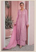 Pink Embroidered Georgette Pakistani Suit Set