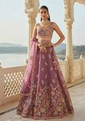 Lilac Sequence Embroidery Work Fendy Silk Blend Lehenga Set for Diwali and Festive Wear