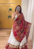 Multicolor Embroidery Georgette Chaniya Choli Set For Navratri And Garba for Diwali | Wedding & Festive Wear